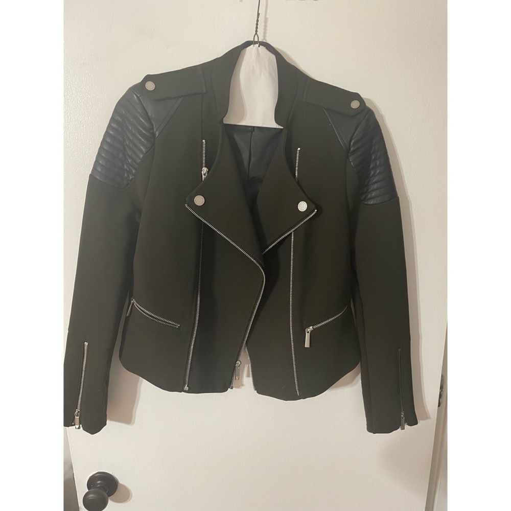 BCBGMaxAzira Moto Jacket